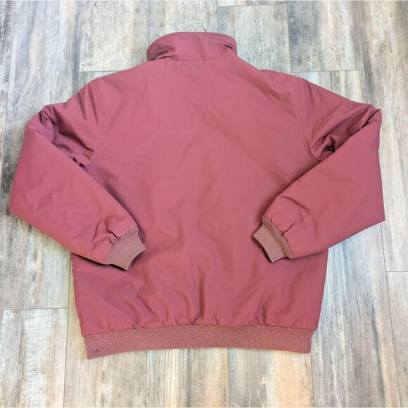 Vintage L.L. LL Bean Nylon Fleece Lined Jacket Men's Medium OUF43 Rust 90s - Picture 6 of 8